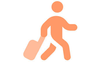 訪問のイラスト画像